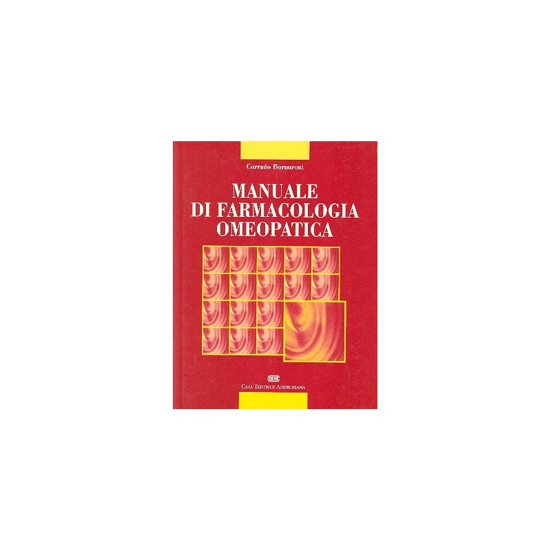 MANUALE DI FARMACOLOGIA OMEOPATICA